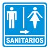 GS-042 SEÑALAMIENTO BAÑOS HOMBRE MUJER